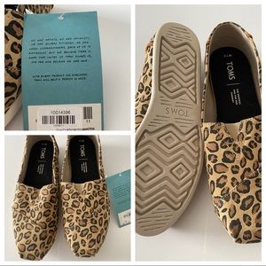 Toms Alpargata - Leopard Print NWT